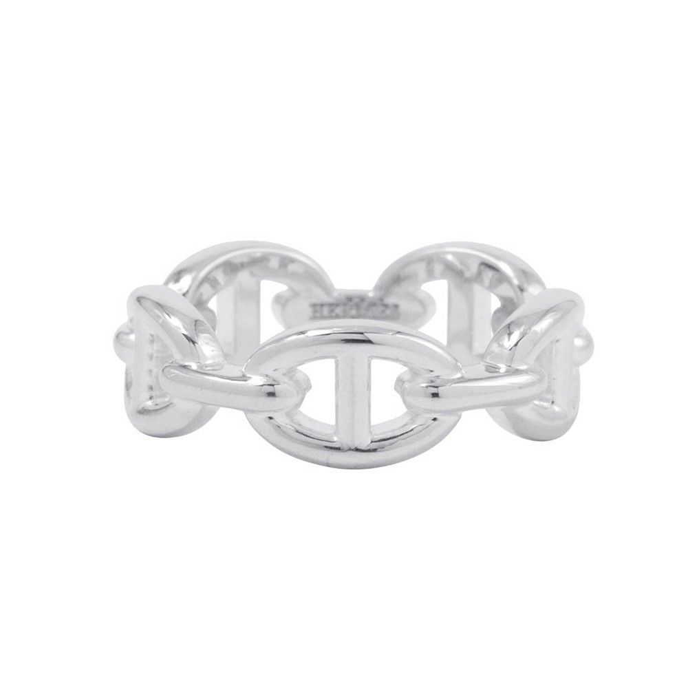 エルメス リング シェーヌダンクル アンシェネPM Enchainee SV925シルバー リングサイズ55 HERMES ジュエリー