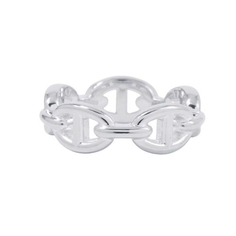 エルメス リング シェーヌダンクル アンシェネPM Enchainee SV925シルバー リングサイズ55 HERMES ジュエリー