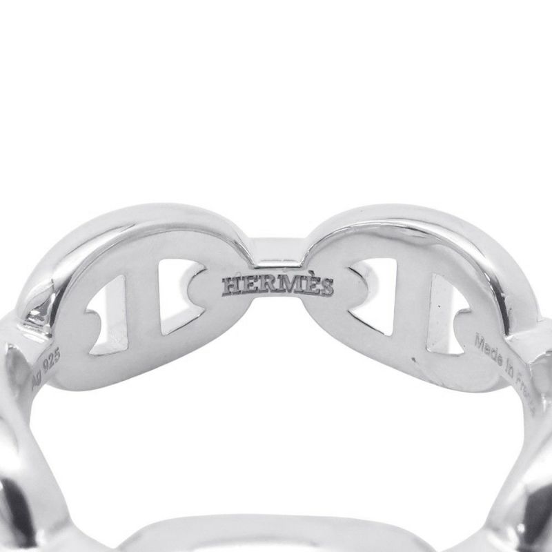 エルメス リング シェーヌダンクル アンシェネPM Enchainee SV925シルバー リングサイズ55 HERMES ジュエリー