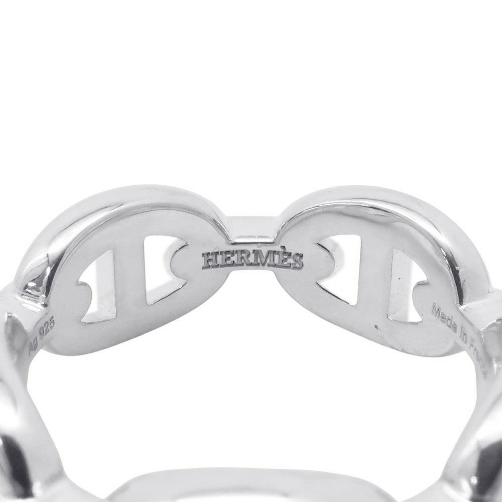 エルメス リング シェーヌダンクル アンシェネPM Enchainee SV925シルバー リングサイズ55 HERMES ジュエリー