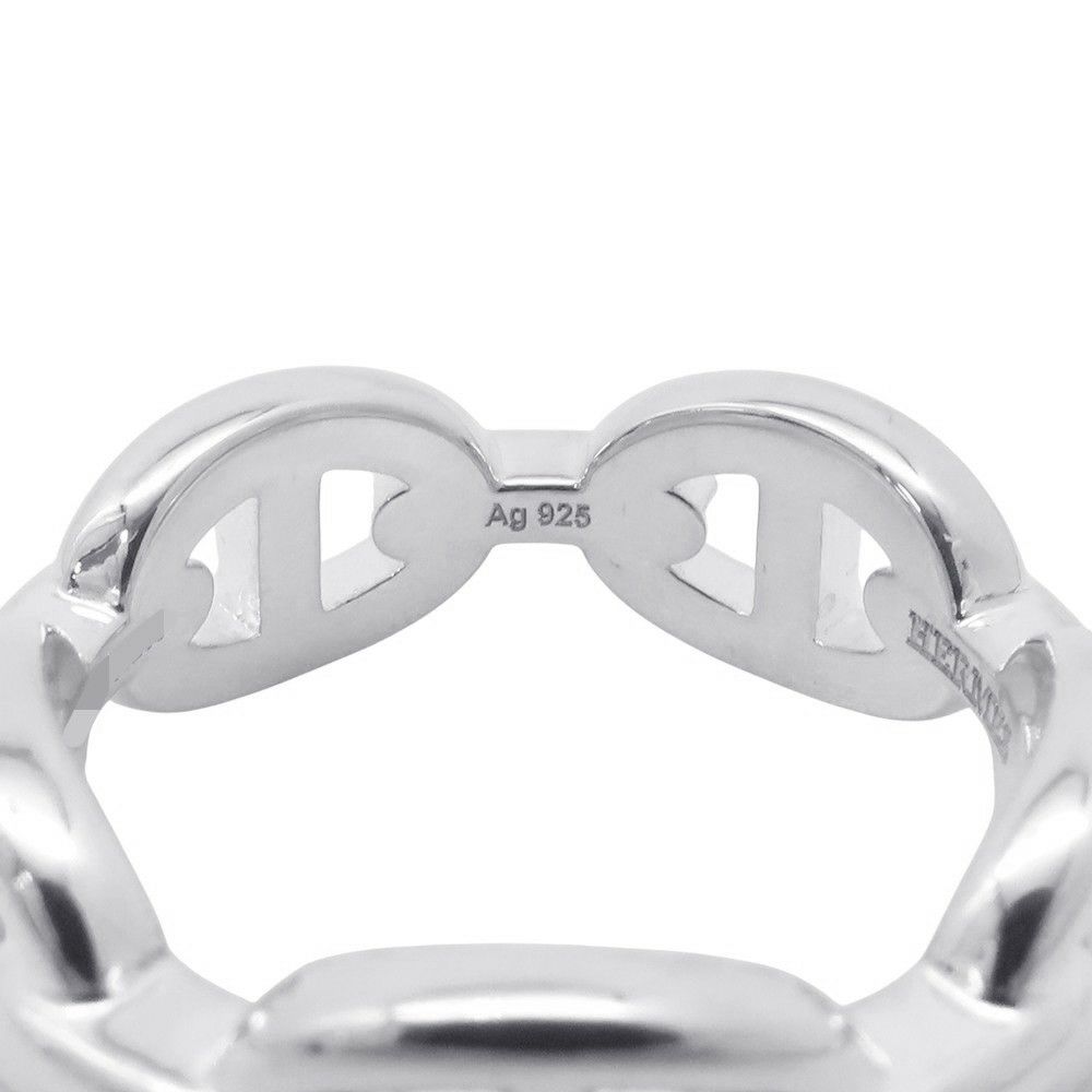 エルメス リング シェーヌダンクル アンシェネPM Enchainee SV925シルバー リングサイズ55 HERMES ジュエリー