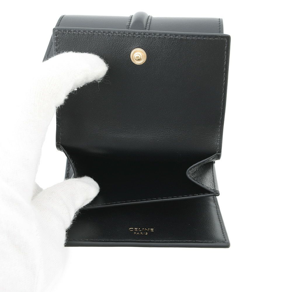 セリーヌ 三つ折り財布 16 セーズ スモール トリフォールド ウォレット 10F523CQ7 CELINE 黒