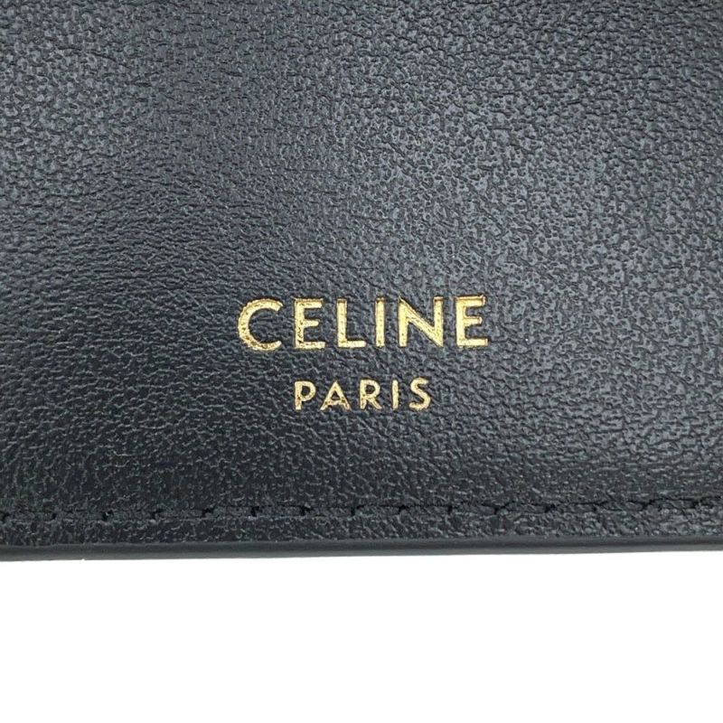 セリーヌ 三つ折り財布 16 セーズ スモール トリフォールド ウォレット 10F523CQ7 CELINE 黒