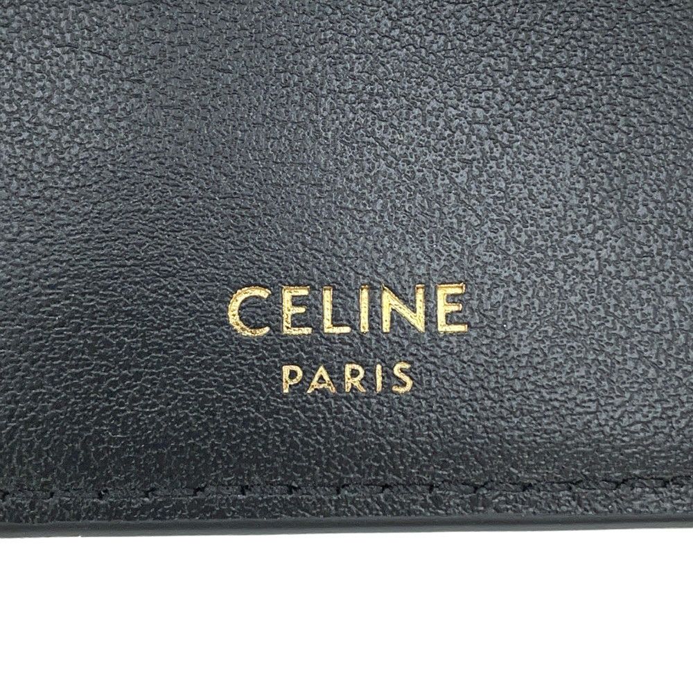 セリーヌ 三つ折り財布 16 セーズ スモール トリフォールド ウォレット 10F523CQ7 CELINE 黒