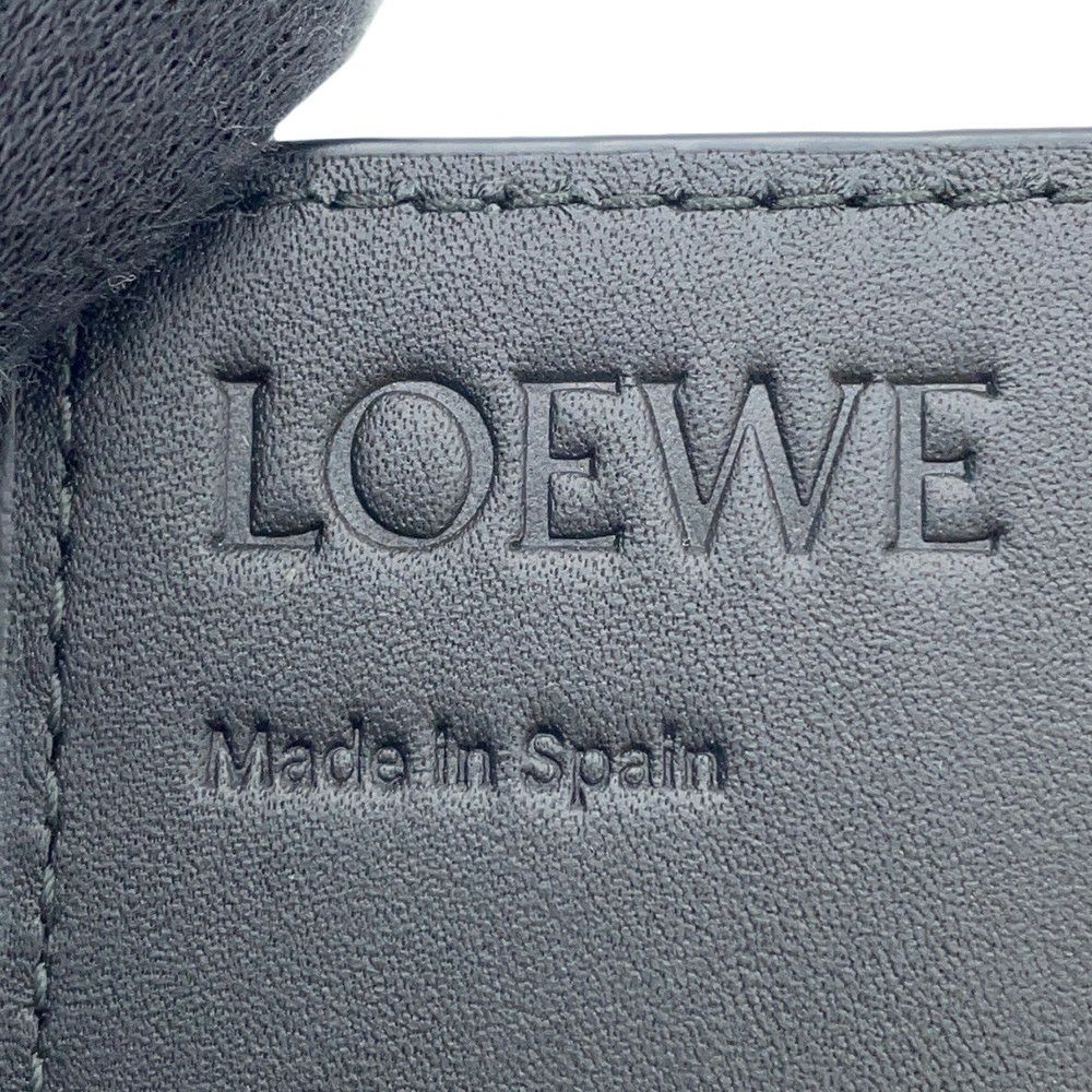 ロエベ カードケース アナグラム ビジネスカードホルダー ソフトグレインカーフレザー C660M97X05 LOEWE 財布 黒