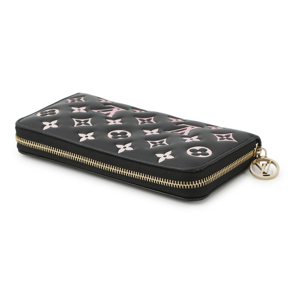 ルイヴィトン 長財布 モノグラム ラムスキン ジッピー・ウォレット クッサン M12152 黒 ブラック 日本限定カラー