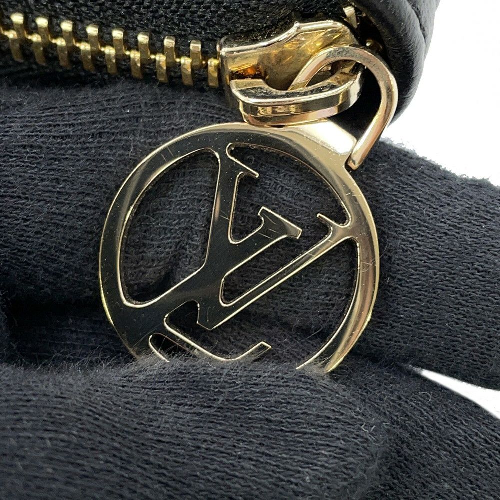 ルイヴィトン 長財布 モノグラム ラムスキン ジッピー・ウォレット クッサン M12152 黒 ブラック 日本限定カラー