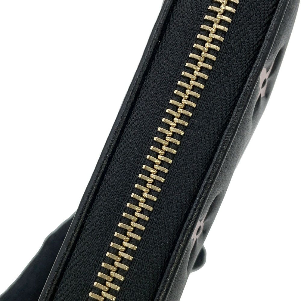 ルイヴィトン 長財布 モノグラム ラムスキン ジッピー・ウォレット クッサン M12152 黒 ブラック 日本限定カラー