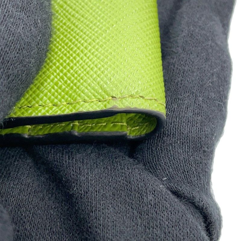 プラダ 二つ折り財布 サフィアーノ トライアングルロゴ 2ML049 PRADA 日本限定カラー