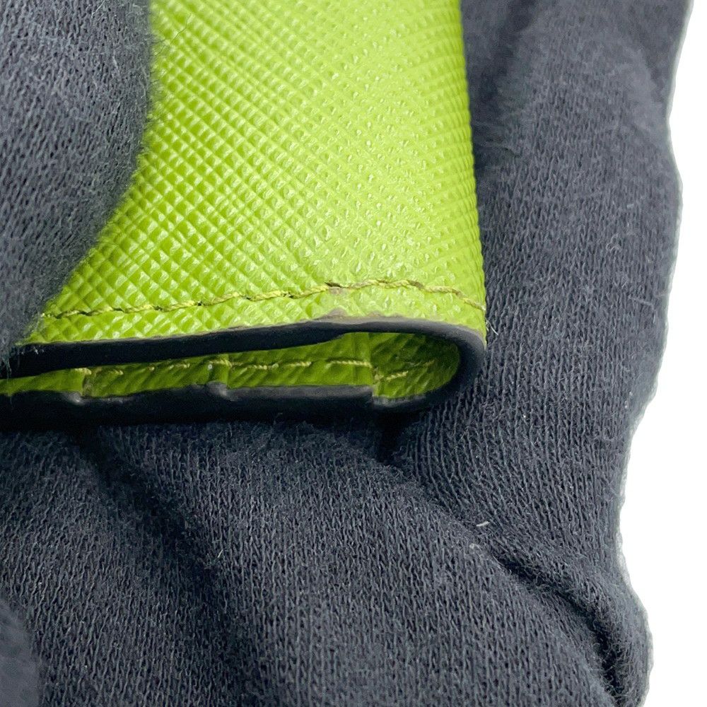 プラダ 二つ折り財布 サフィアーノ トライアングルロゴ 2ML049 PRADA 日本限定カラー