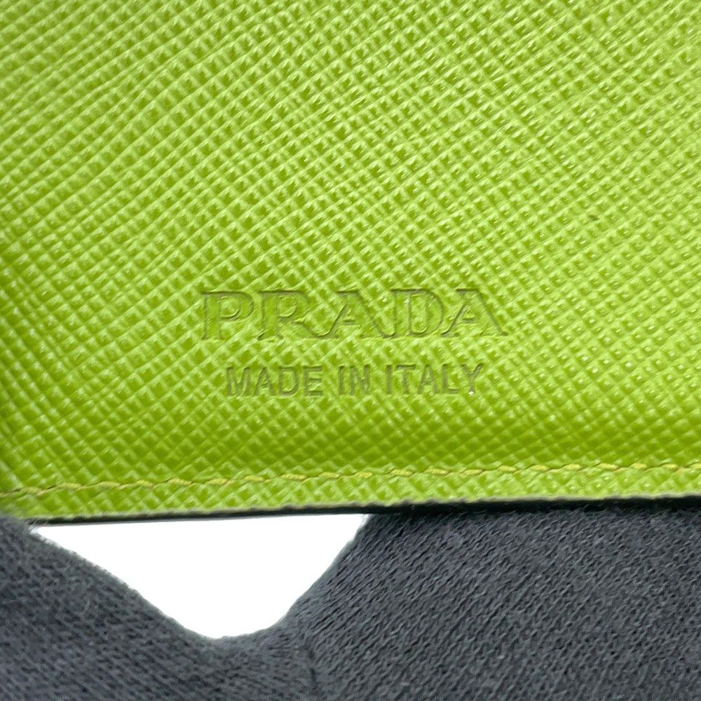 プラダ 二つ折り財布 サフィアーノ トライアングルロゴ 2ML049 PRADA 日本限定カラー