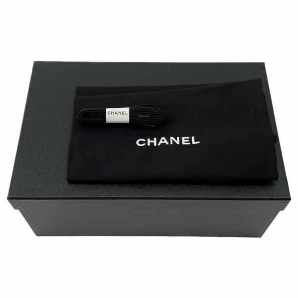 シャネル スニーカー ココマーク レディースサイズ36 G38299 CHANEL 靴 白 黒