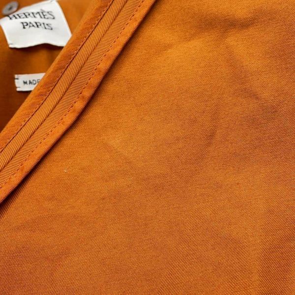 エルメス コート ステンカラー コットン セリエボタン レディースサイズ34 HERMES アウター