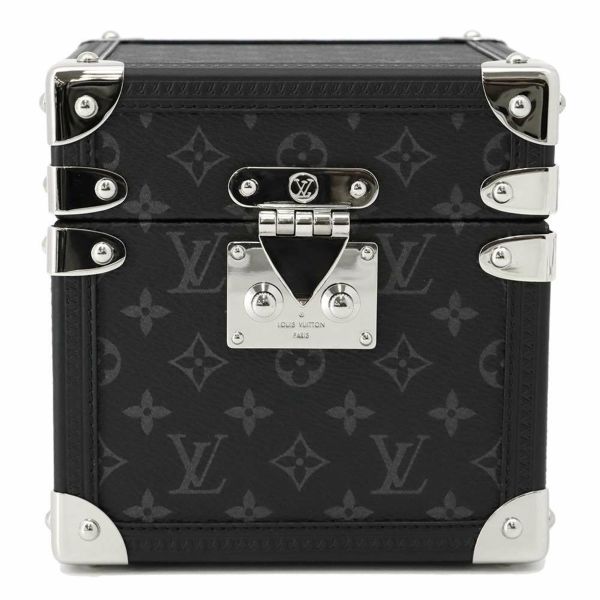 ルイヴィトン タンブール デュアル タイム テーブルクロック Q1Q030 LOUIS VUITTON 時計 グレー文字盤