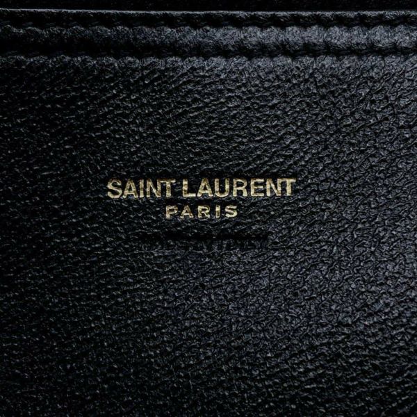 サンローランパリ トートバッグ ホーボーバッグ レザー 635266 SAINT LAURENT PARIS 2wayショルダー ポーチ付き 黒