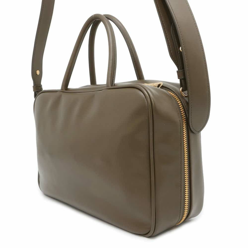 ミュウミュウ ハンドバッグ ボー レザー 5BB117 MIUMIU 2wayショルダーバッグ ボウリングバッグ