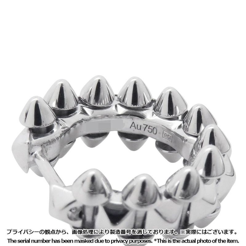 カルティエ ピアス クラッシュ ドゥ カルティエ K18WGホワイトゴールドミニモデル B8301521 Cartier イヤリング