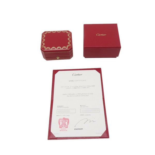 カルティエ ピアス クラッシュ ドゥ カルティエ K18WGホワイトゴールドミニモデル B8301521 Cartier イヤリング