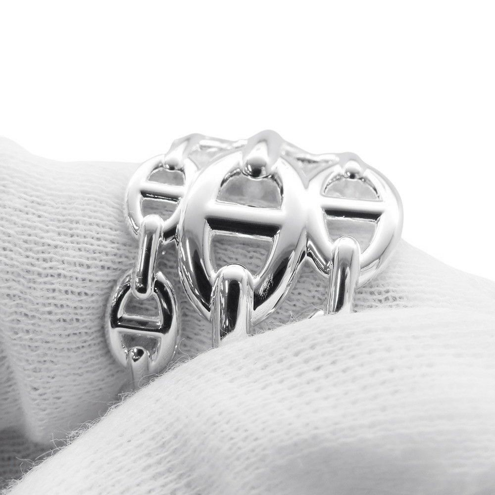 エルメス リング シェーヌダンクル アンシェネGM Enchainee SV925シルバー リングサイズ58 HERMES 指輪