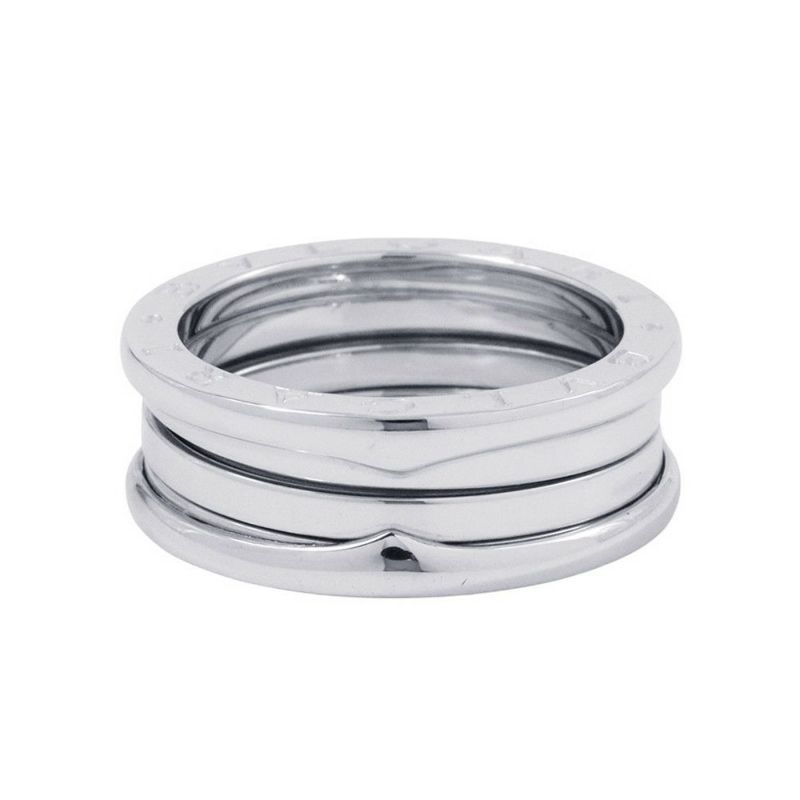 ブルガリ リング ビーゼロワン B-zero1 2バンド K18WGホワイトゴールド サイズ59 BVLGARI 指輪 ジュエリー