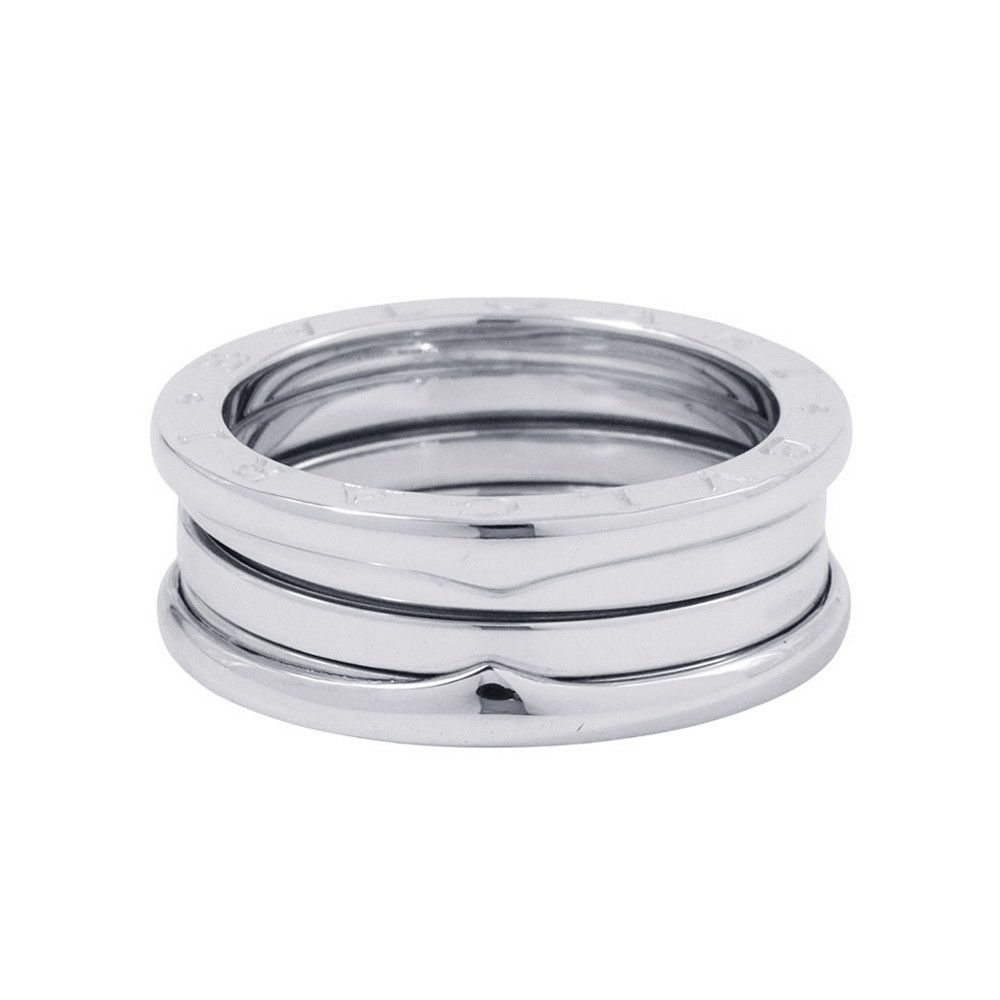 ブルガリ リング ビーゼロワン B-zero1 2バンド K18WGホワイトゴールド サイズ59 BVLGARI 指輪 ジュエリー