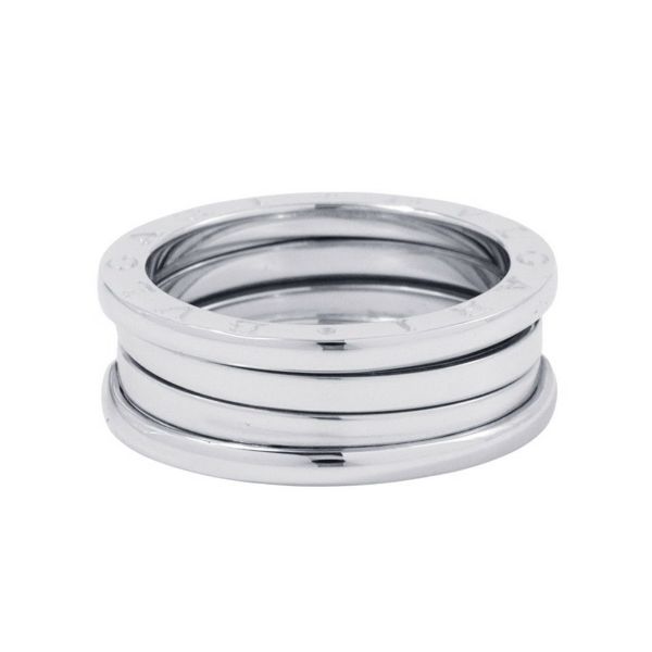 ブルガリ リング ビーゼロワン B-zero1 2バンド K18WGホワイトゴールド サイズ59 BVLGARI 指輪 ジュエリー