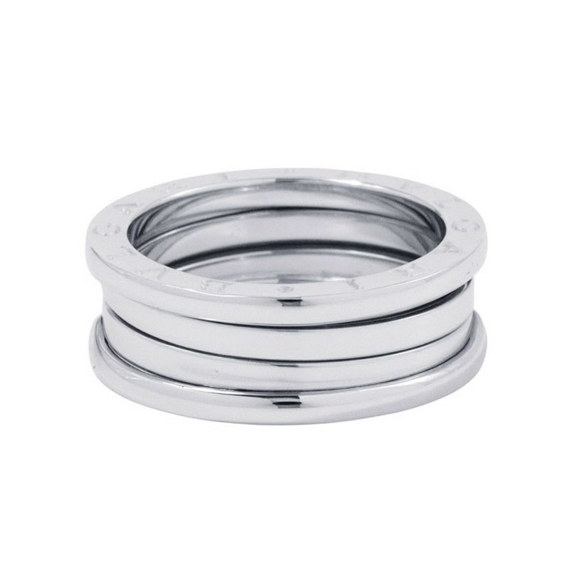 ブルガリ リング ビーゼロワン B-zero1 2バンド K18WGホワイトゴールド サイズ59 BVLGARI 指輪 ジュエリー