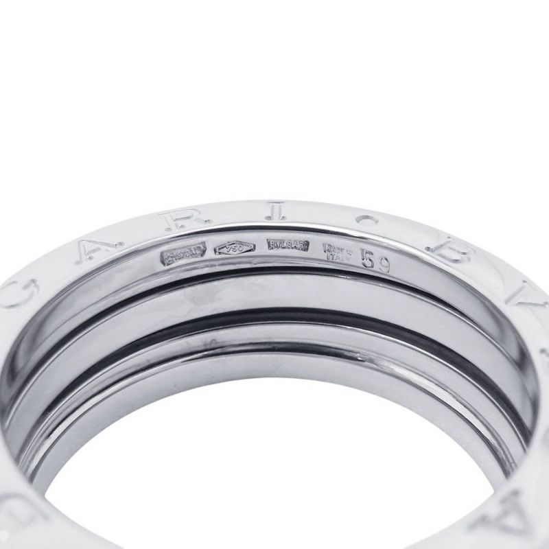 ブルガリ リング ビーゼロワン B-zero1 2バンド K18WGホワイトゴールド サイズ59 BVLGARI 指輪 ジュエリー