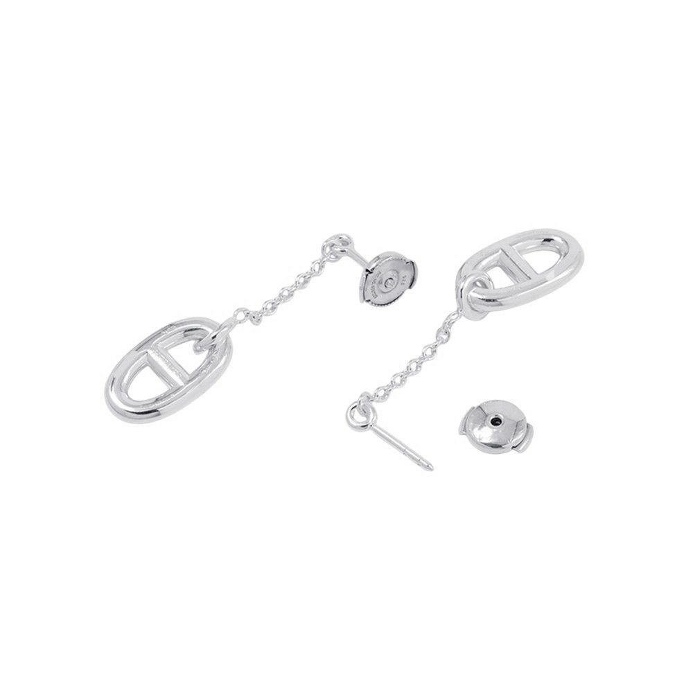 エルメス ピアス シェーヌダンクル ファランドール SV925シルバー HERMES ジュエリー アクセサリー