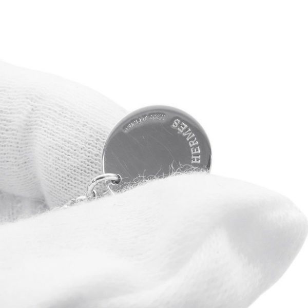 エルメス ネックレス エクスリブリス SV925シルバー/K18PGピンクゴールド PM HERMES ジュエリー