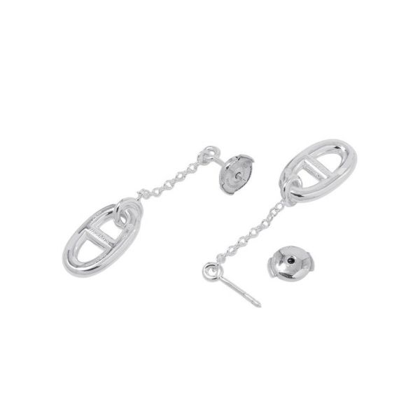 エルメス ピアス シェーヌダンクル ファランドール SV925シルバー HERMES ジュエリー アクセサリー