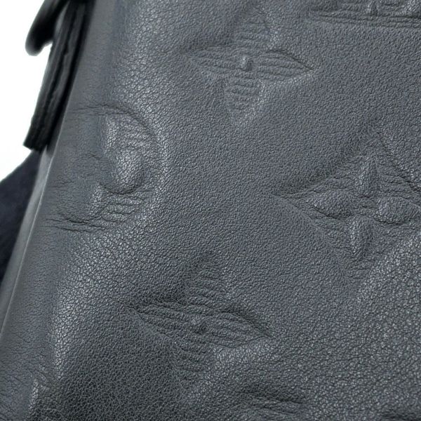 ルイヴィトン ショルダーバッグ モノグラム・シャドウ ダブル・フォンポーチ M81323 LOUIS VUITTON ブラック 黒