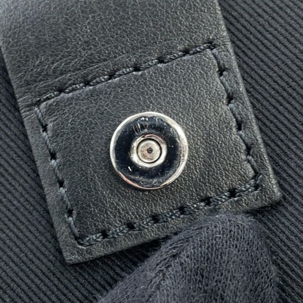 ルイヴィトン ショルダーバッグ モノグラム・シャドウ ダブル・フォンポーチ M81323 LOUIS VUITTON ブラック 黒