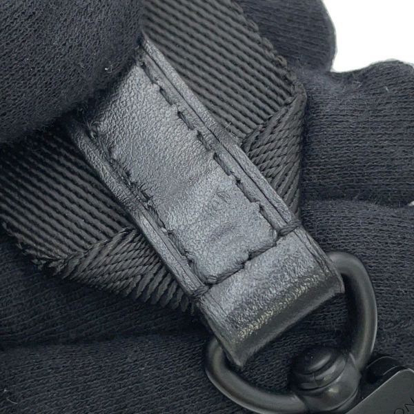 ルイヴィトン ショルダーバッグ モノグラム・シャドウ ダブル・フォンポーチ M81323 LOUIS VUITTON ブラック 黒