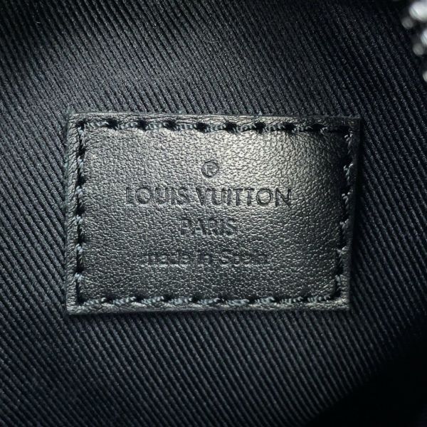 ルイヴィトン ショルダーバッグ モノグラム・シャドウ ダブル・フォンポーチ M81323 LOUIS VUITTON ブラック 黒