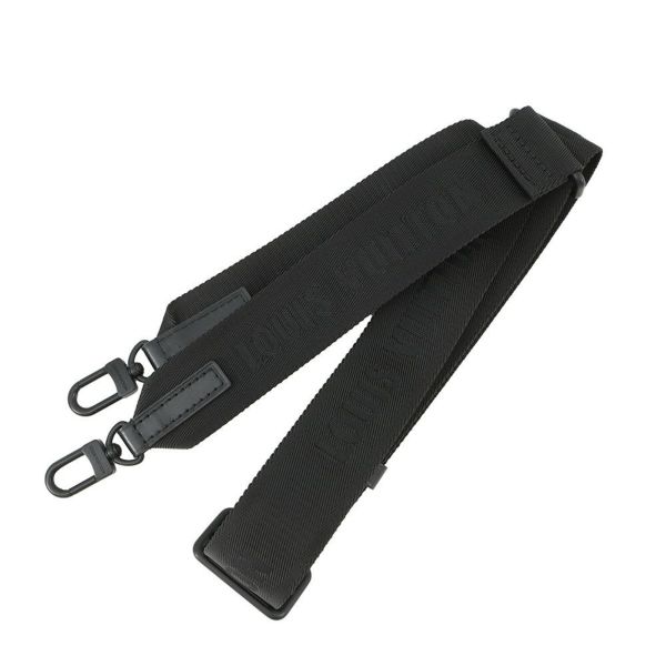 ルイヴィトン ショルダーバッグ モノグラム・シャドウ ダブル・フォンポーチ M81323 LOUIS VUITTON ブラック 黒