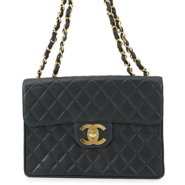 シャネル チェーンショルダーバッグ マトラッセ30 ココマーク Wチェーン ラムスキン A04412 CHANEL デカマト