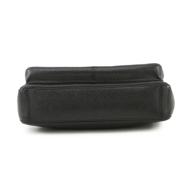 シャネル チェーントートバッグ ココマーク キャビアスキン CHANEL 黒