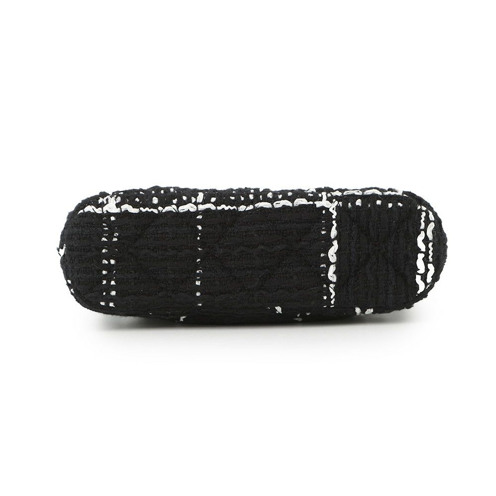 シャネル チェーンショルダーバッグ マトラッセ ココマーク ツイード CHANEL 黒 ノベルティ