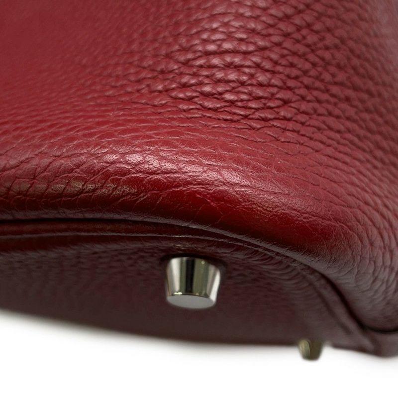 エルメス ハンドバッグ ピコタンロックPM ルージュグレナ/シルバー金具 トリヨンクレマンス X刻印