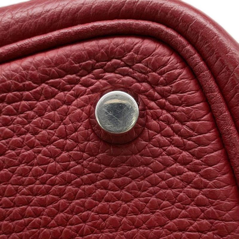 エルメス ハンドバッグ ピコタンロックPM ルージュグレナ/シルバー金具 トリヨンクレマンス X刻印