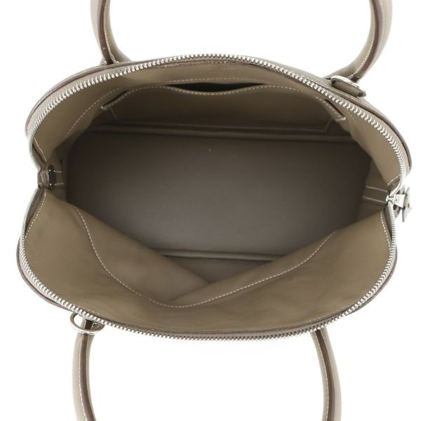 エルメス ハンドバッグ ボリード31 エトゥープ/シルバー金具 トリヨンクレマンス D刻印 2wayショルダー