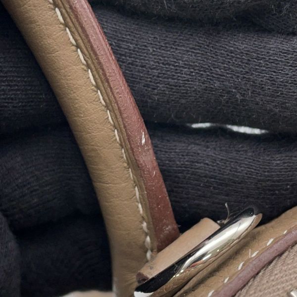 エルメス ハンドバッグ ボリード31 エトゥープ/シルバー金具 トリヨンクレマンス D刻印 2wayショルダー