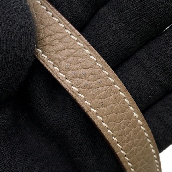 エルメス ハンドバッグ ボリード31 エトゥープ/シルバー金具 トリヨンクレマンス D刻印 2wayショルダー