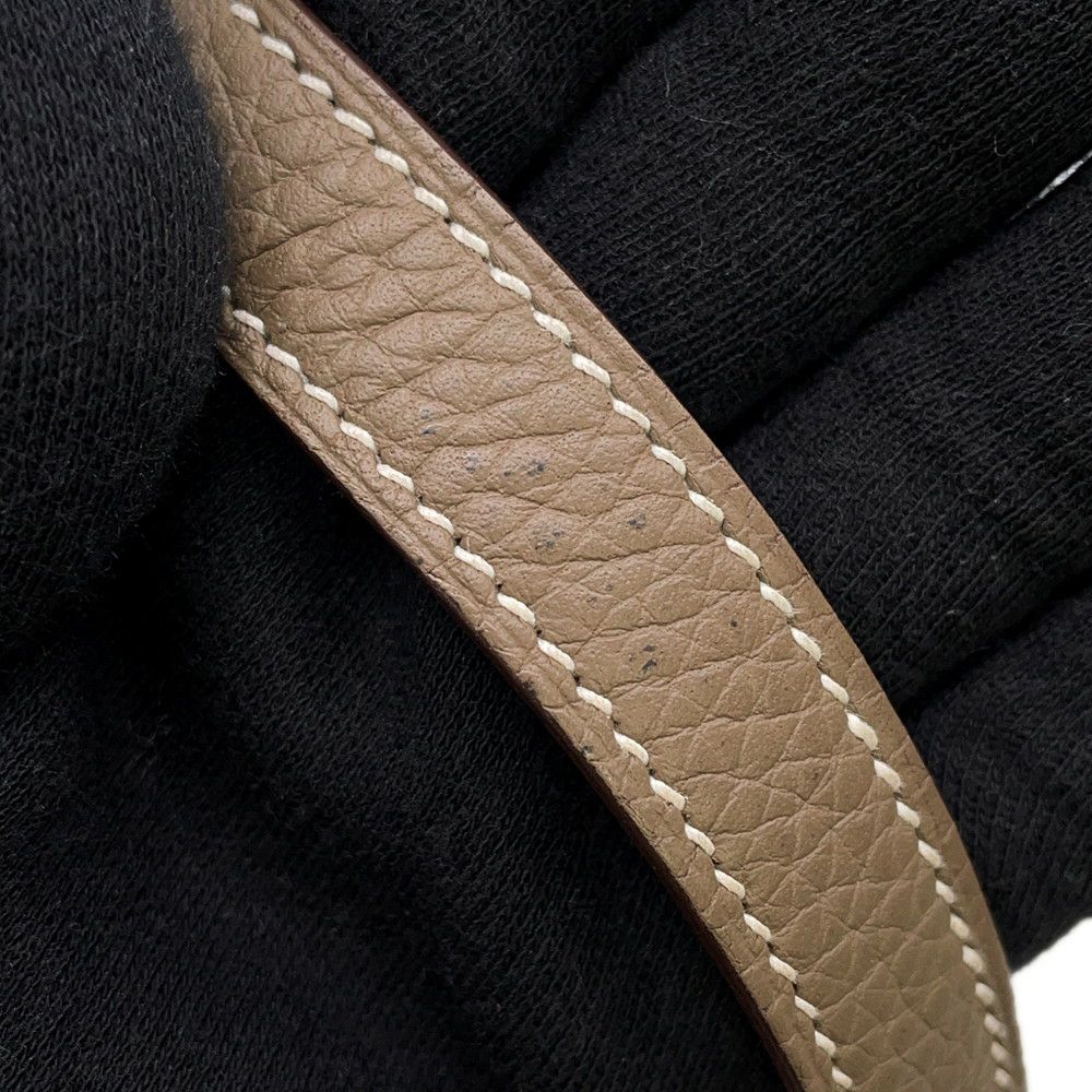 エルメス ハンドバッグ ボリード31 エトゥープ/シルバー金具 トリヨンクレマンス D刻印 2wayショルダー