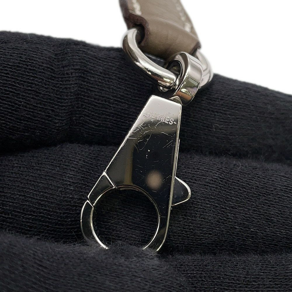 エルメス ハンドバッグ ボリード31 エトゥープ/シルバー金具 トリヨンクレマンス D刻印 2wayショルダー