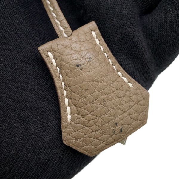 エルメス ハンドバッグ ボリード31 エトゥープ/シルバー金具 トリヨンクレマンス D刻印 2wayショルダー