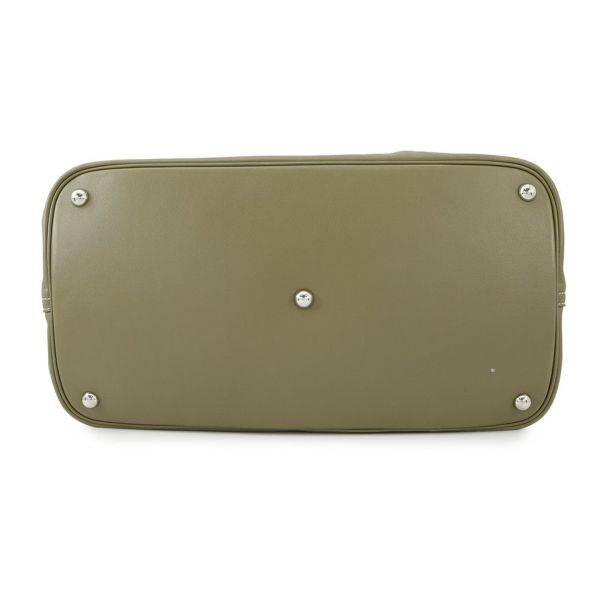 エルメス ボリードリラックス45 ヴェールグリス/シルバー金具 ヴォーシッキム □O刻印