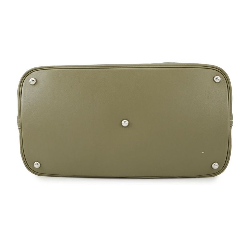 エルメス ボリードリラックス45 ヴェールグリス/シルバー金具 ヴォーシッキム □O刻印