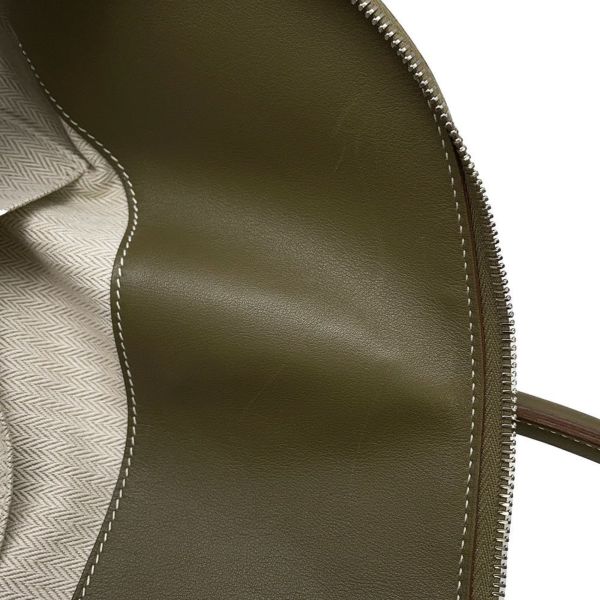 エルメス ボリードリラックス45 ヴェールグリス/シルバー金具 ヴォーシッキム □O刻印